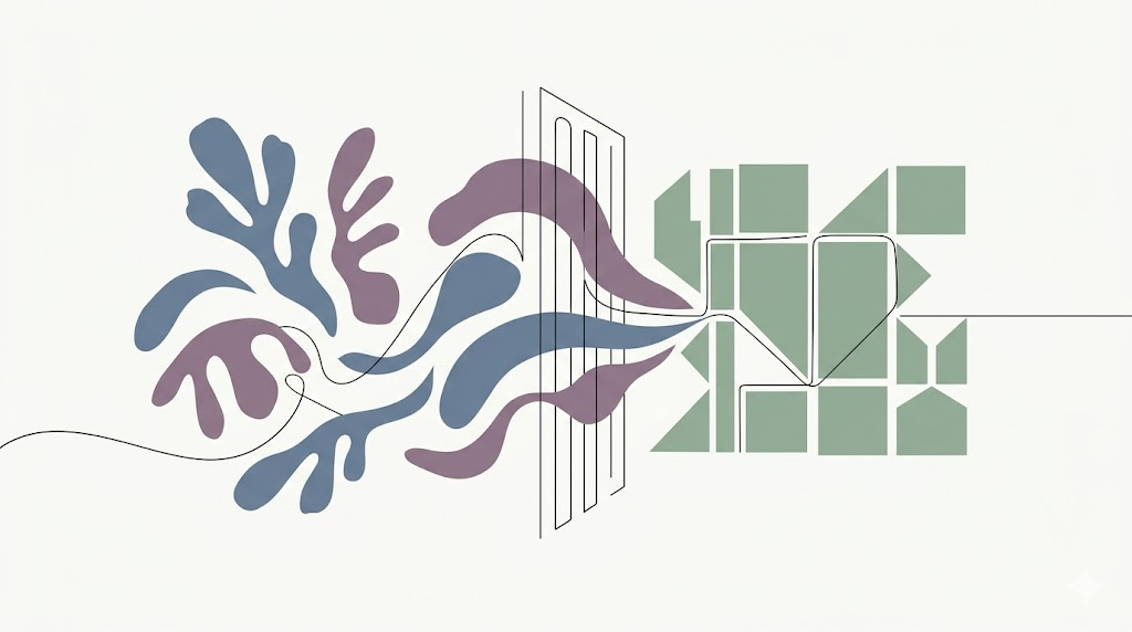 Abstract illustration for OmniClip RAG core logic